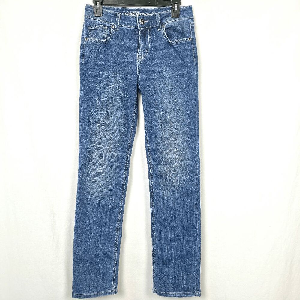 Maurices Mid Rise Straight Jeans 4 Short
